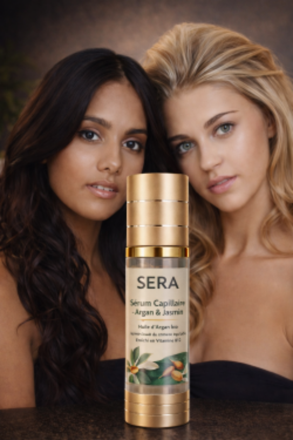 Sérum capillaire unisexe – Argan, Jasmin & Vitamine B12 – SERA Hair Care